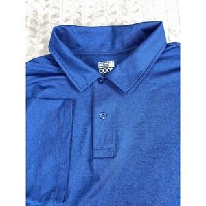 32‎ Degrees Cool Men's M Blue Short Sleeve Polo Shirt